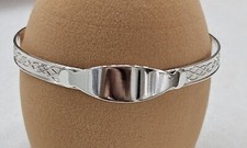Solid Sterling 925 Silver Expanding ID Newborn Baby Bangle / Bracelet 0-1 years