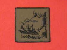 ROYAL AIR FORCE RAF 501 SQUADRON TRF BADGE BOARS HEAD ON GREEN