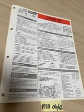 Technical sheet Citroën XM 4
