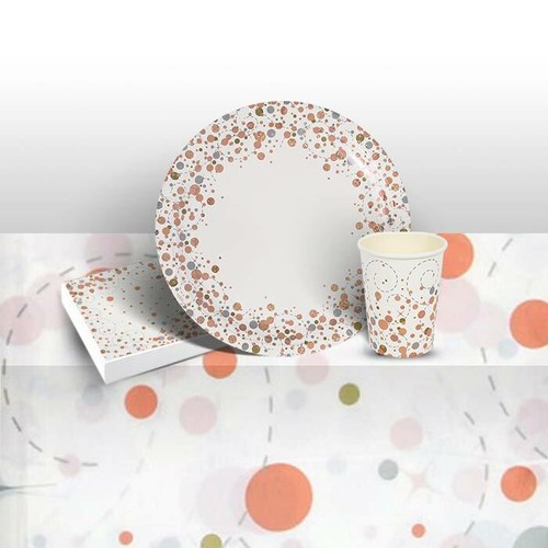 Rose gold party decorations - gold,