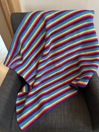 Rainbow multicolour knitted - rainbow,