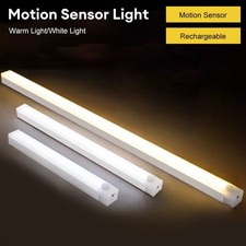 Motion Sensor LED Under Cabinet Light – Dimmable Rechargeable Night Lamp Bar