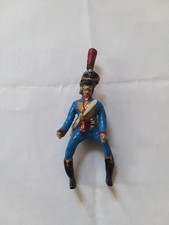 French Napoleonic hussar toy soldier metal 1/32