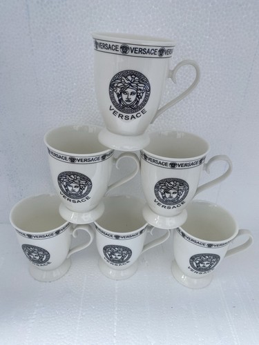 Ceramic mugs set classic - ceramic, 6