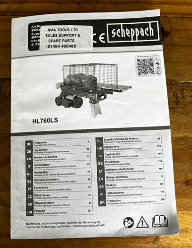 Scheppach hl760ls 230v - hl760ls,