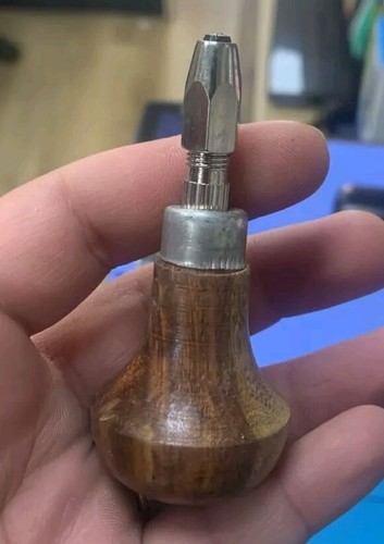 Wooden hand chuck pin - wooden,