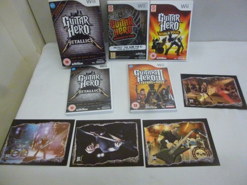 Wii guitar hero metallic - wii,