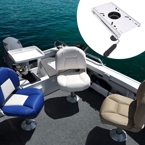 Adjustable boat seat - boat, pedestal