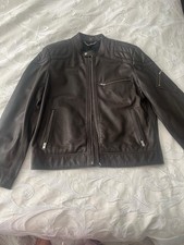 Belstaff T Racer Leather Jacket Size 44