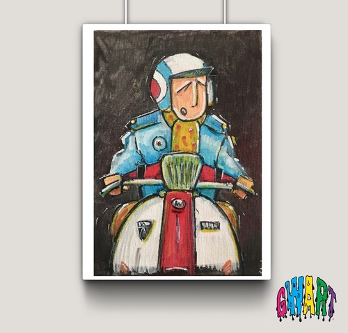 Vespa lambretta scooter - &,
