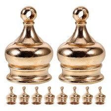 10Pcs Lamp Finials Perforated