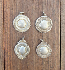 4 VINTAGE FOOTBALL MEDALS
