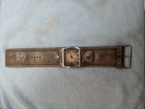 Men fossil steel watch - men's,