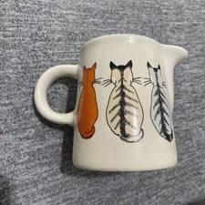 Ethos Milk Jug or cream Jug Sitting Cheeky Cats Ginger Tabby Black & White