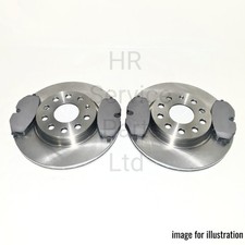 FRONT BRAKE DISCS & PADS FOR
