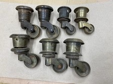 Antique Brass Cup Castors