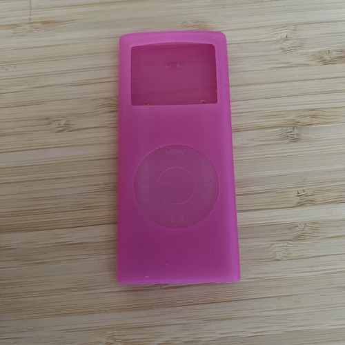 Pink ipod nano rubber - nano,