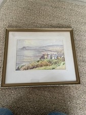 Vintage watercolour - A view