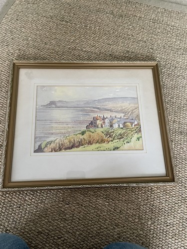 Vintage watercolour a view - watercolour,