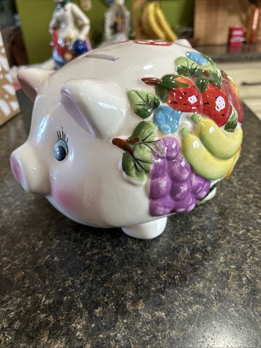 White pot belly pig piggy - 5.5",