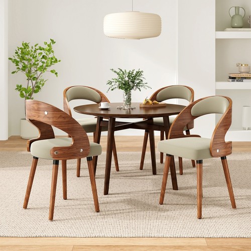 Set modern wooden dining - 2,