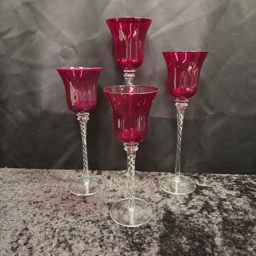 Vintage red swirl with clear - vintage,