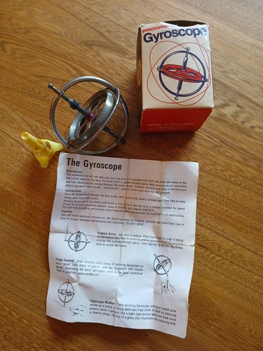 Vintage gyroscope toy with - gyroscope,