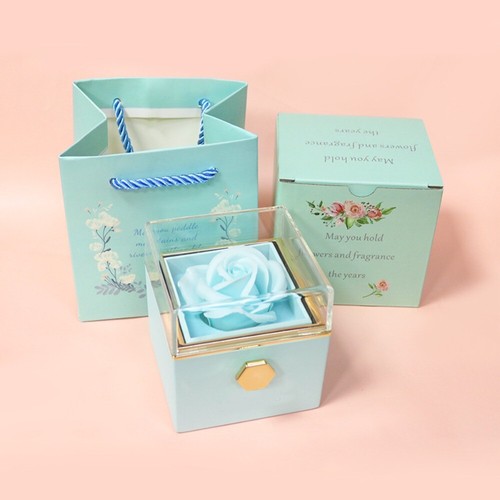 Soap flower rotating - rotating, jewelry