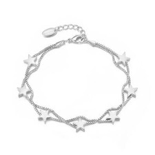 Silver Plated Star Bracelet