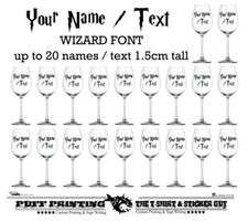 Custom wizard harry Names