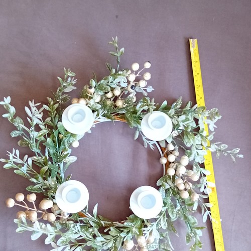 Artificial green white berry - artificial,