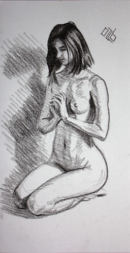 Original female charcoal - original,