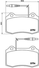 FRONT BRAKE PAD SET DISC BRAKE