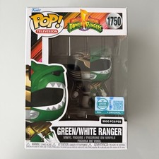 Funko Pop Exclusive Green White Ranger # 1750 Power Rangers LE 9500 Brand New