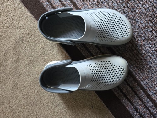 Crocs literide grey and white - crocs,
