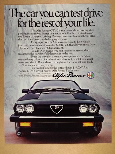 1983 alfa romeo - romeo, gtv6
