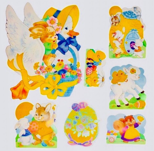 Vintage easter die - easter,