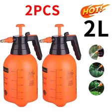 2pcs 2L Garden Pressure Spray Bottle Hand Pump Plant Water Sprayer Plant Mister~