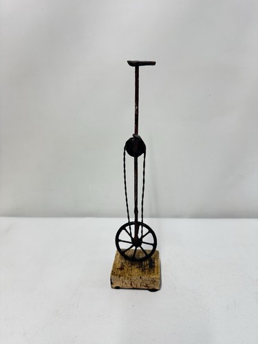 Vintage metal unicycle - metal,