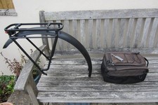 Trek Mudguard, rack and top box assembly.