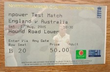 England V Australia Ashes Test