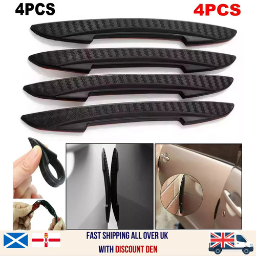 4pcs black car door edge - black, guard
