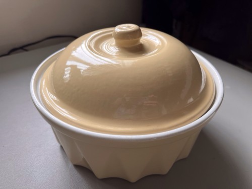 Vintage cream stonewear - vintage,