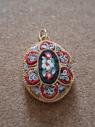 Vintage italian micro mosaic - vintage,