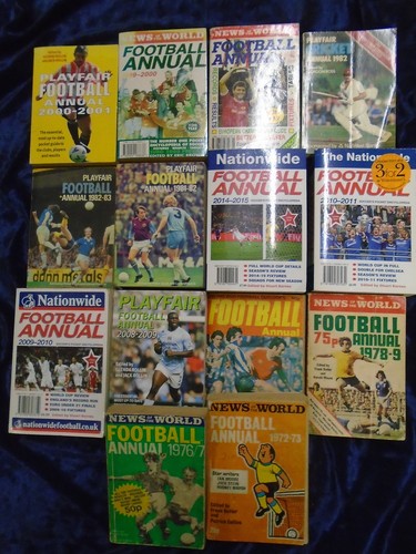 Mini football annuals from - 14,