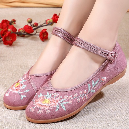 Lady embroidered hanfu buckle - embroidered,