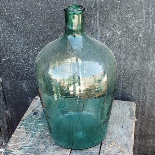 Vintage demijohn green - demijohn,