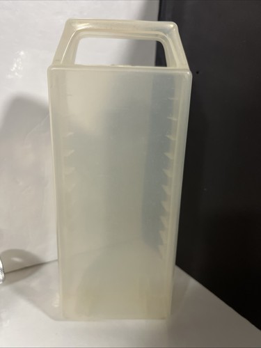 Clear cassette storage case - cassette,