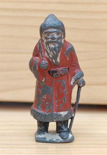 Antique lead john hill santa - lead,