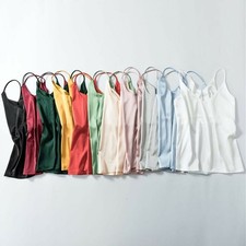 New Women Camisole Top Satin